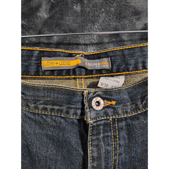 SilverTab Levi's Low+ Loose Men's Jeans 38 x 32 - Picture 2 of 6